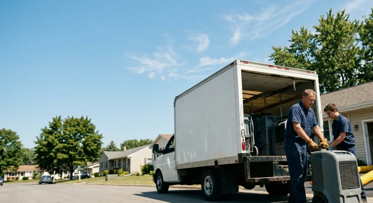 Water Damage Cleanup in Columbus Junction, IA near me